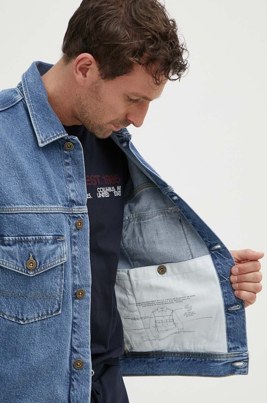 Tommy Hilfiger geacă din denim MW0MW34523