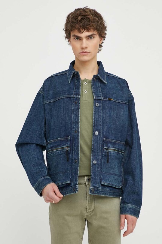 G-Star geacă din denim bleumarin D24330.D577