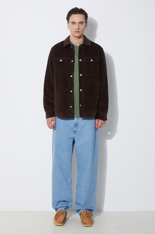 A.P.C. geaca din velur Blouson Alex COGVV.H02625.CAE maro SS24