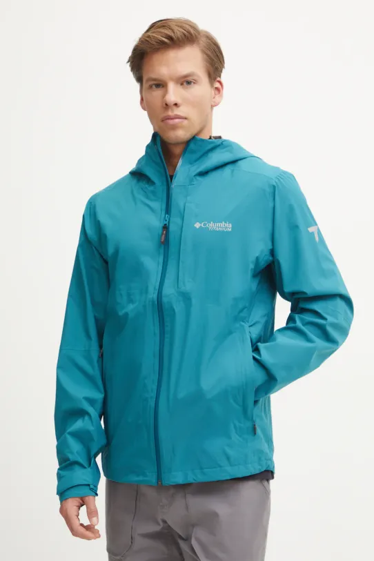 Columbia kurtka outdoorowa Ampli-Dry II pozostałe turkusowy 2071061