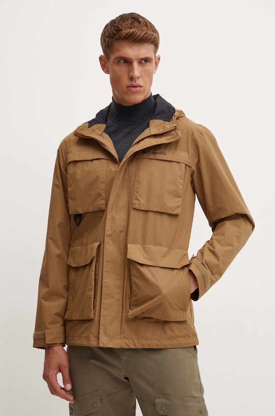 Outdoorová bunda Columbia Landroamer nezateplené hnědá 2071131