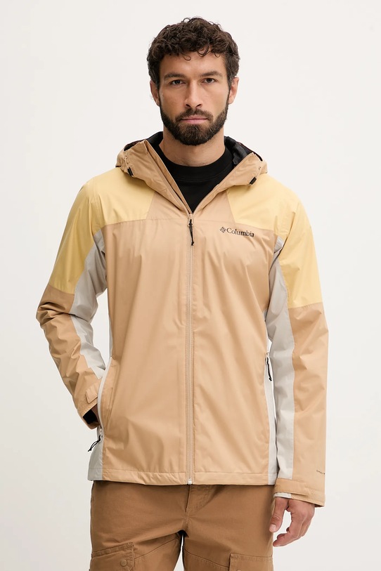 Outdoorová bunda Columbia Inner Limits III nezateplené oranžová 2071215