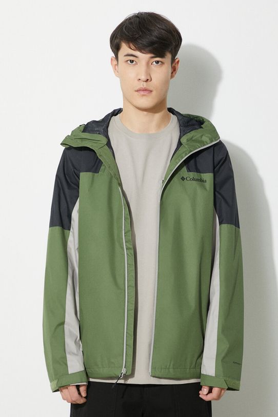 Куртка outdoor Columbia Inner Limits III с капюшоном зелёный 2071215