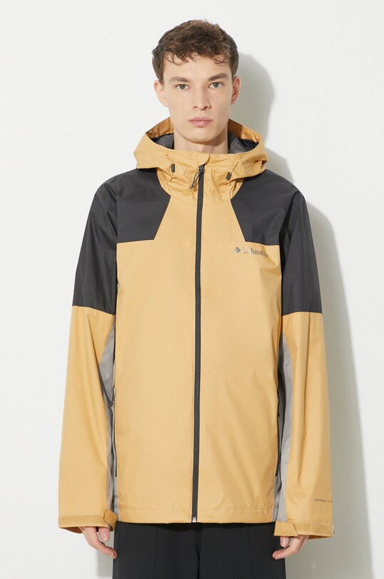 Куртка outdoor Columbia Inner Limits III с капюшоном коричневый 2071215