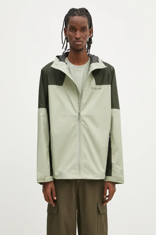 Outdoorová bunda Columbia Inner Limits III nezateplené zelená 2071215