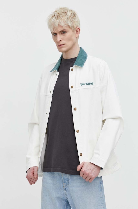 Ruházat Dickies farmerdzseki HERNDON JACKET DK0A4YQM bézs