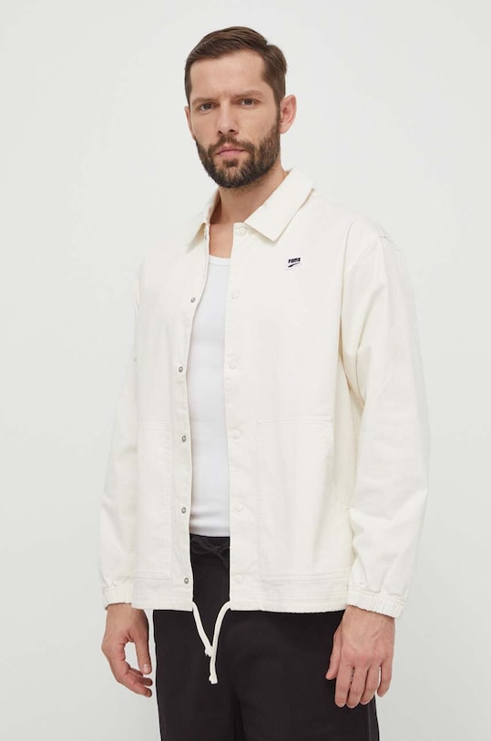 Πουκάμισο μπουφάν Puma 623695 μπεζ SS24