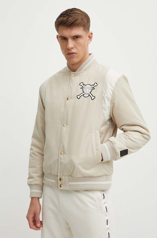Puma giacca bomber PUMA X ONE PIECE foderato beige 624675