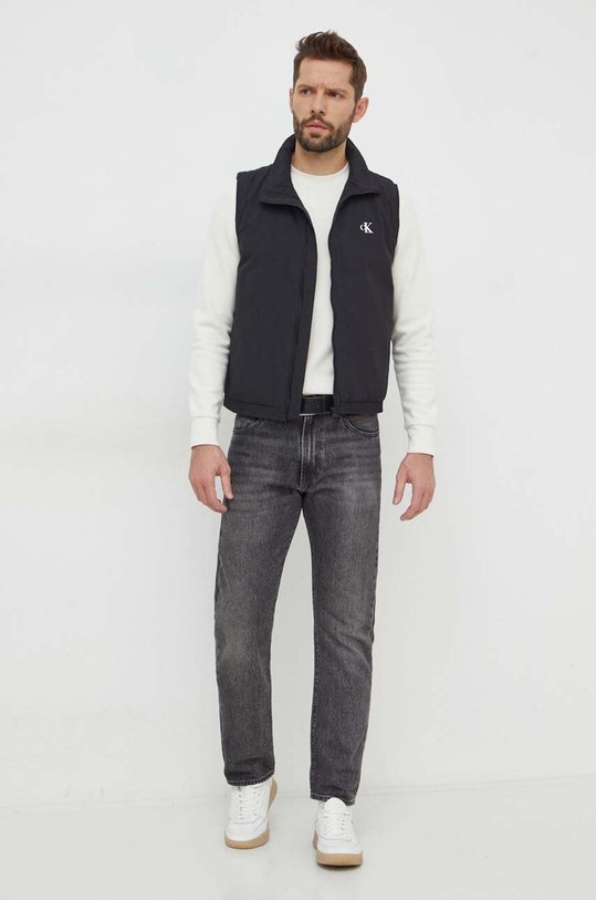 Calvin Klein Jeans bezrękawnik J30J325105 czarny SS24