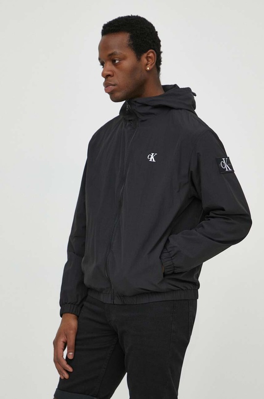 Bunda Calvin Klein Jeans nezateplené černá J30J325106