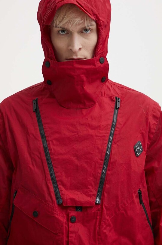 A-COLD-WALL* jacheta de bumbac Cargo Storm Jacket rosu ACWMO254