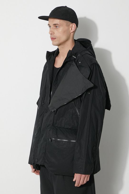 Βαμβακερό σακάκι A-COLD-WALL* Cargo Storm Jacket χωρίς μόνωση μαύρο ACWMO254