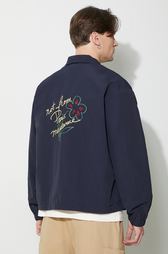Clothing Drôle de Monsieur jacket La Veste Slogan Esquisse D.JT178.PL131.NY navy