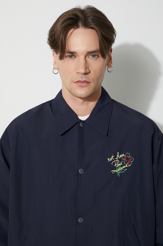 Drôle de Monsieur jacket La Veste Slogan Esquisse D.JT178.PL131.NY navy
