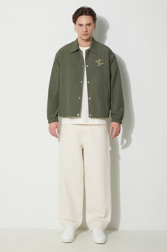 Drôle de Monsieur giacca La Veste Slogan Esquisse D.JT178.PL131.KK verde SS24