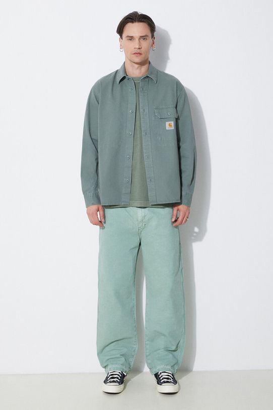 Carhartt WIP jachetă de cămașă din bumbac Reno Shirt Jac