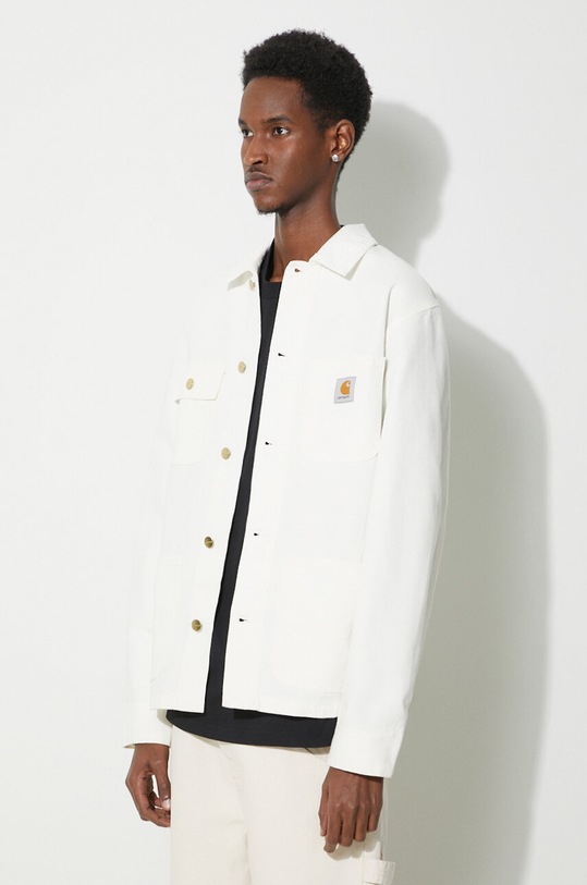 Carhartt WIP kurtka jeansowa Michigan Coat beżowy I031519.0DJ02