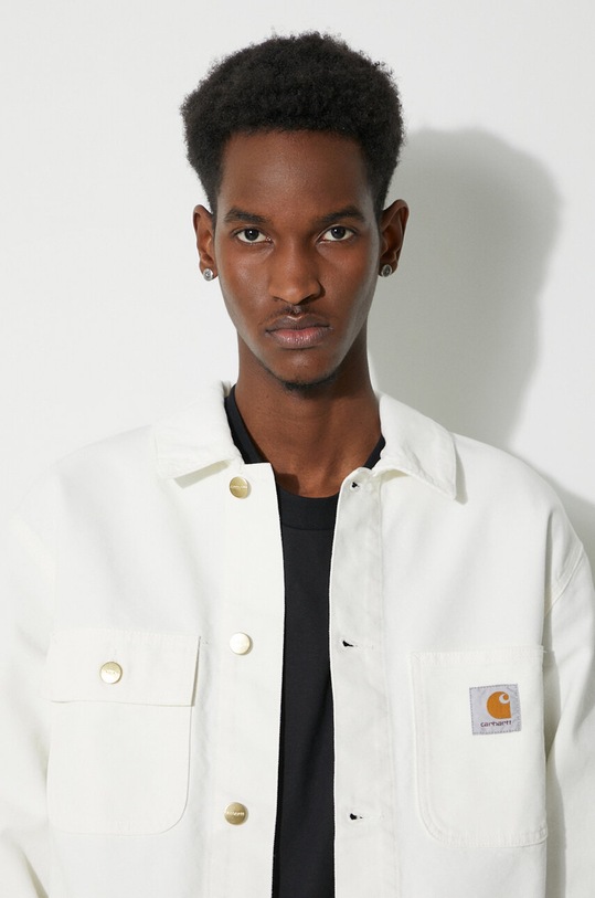 Carhartt WIP kurtka jeansowa Michigan Coat I031519.0DJ02 beżowy