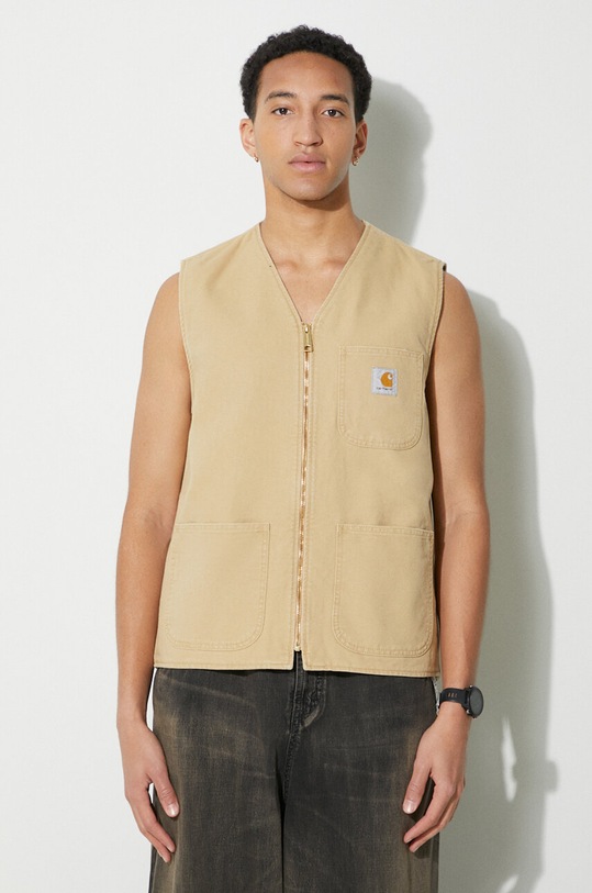 Clothing Carhartt WIP denim vest Arbor Vest I031521.1YH3K beige