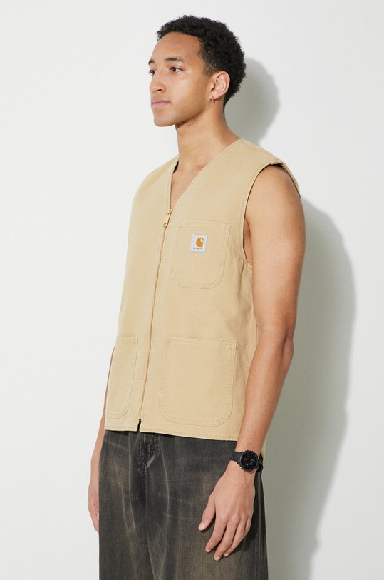 Carhartt WIP denim vest Arbor Vest beige I031521.1YH3K