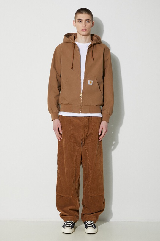 Куртка-бомбер Carhartt WIP Active Jacket I032939.HZ02 коричневый SS24
