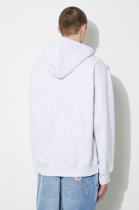 Abbigliamento Carhartt WIP felpa Hooded American Script Jacket I033063.482XX grigio