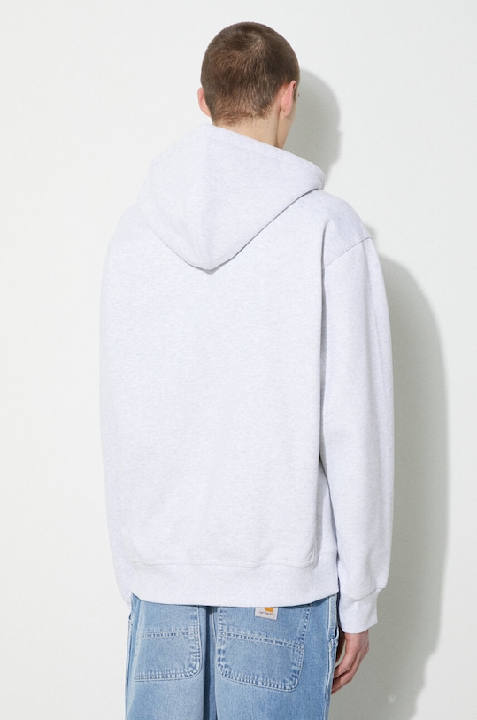 Clothing Carhartt WIP sweatshirt Hooded American Script Jacket I033063.482XX gray