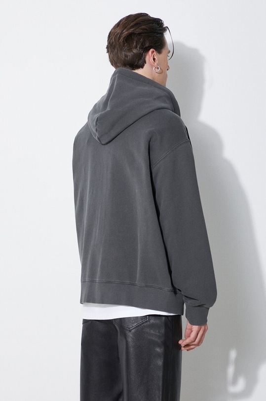 Clothing Carhartt WIP cotton sweatshirt Hooded Nelson Jacket I033064.98GD gray