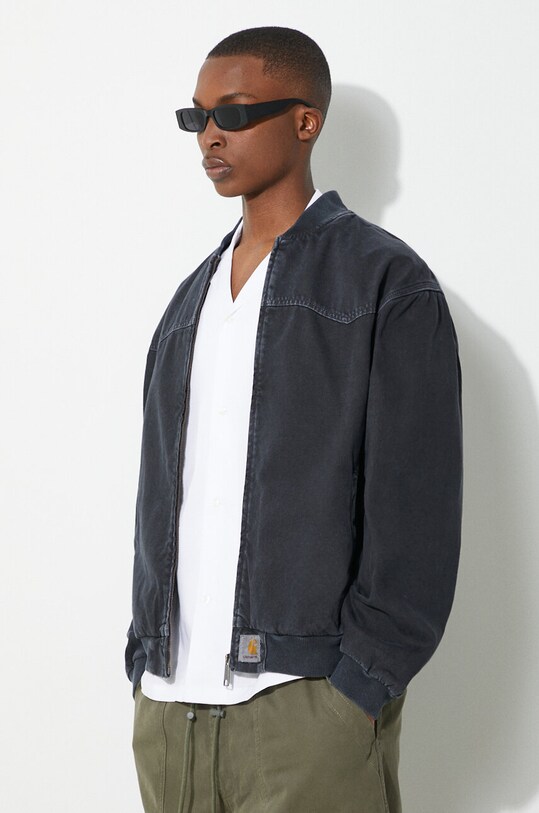Куртка-бомбер Carhartt WIP OG Santa Fe Bomber тёмно-синий I033111.894J