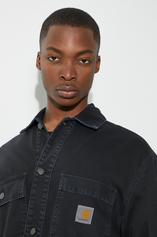 Clothing Carhartt WIP denim jacket Garrison Coat I033114.894J black