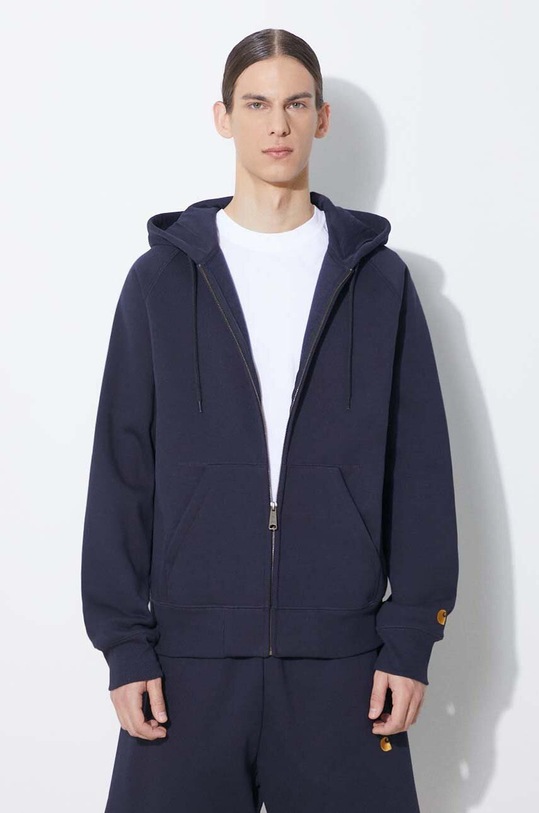 Carhartt WIP hooded sweatshirt Chase Jacket I033664.00HXX navy