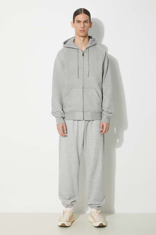 Carhartt WIP hooded sweatshirt Chase Jacket I033664.00MXX gray AW24