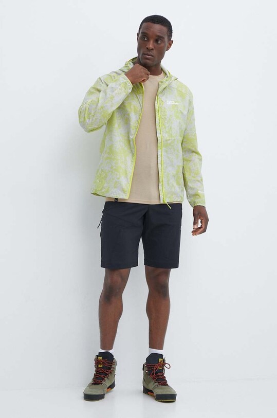 Jack Wolfskin kurtka outdoorowa Prelight Wind 1307861 żółty SS24