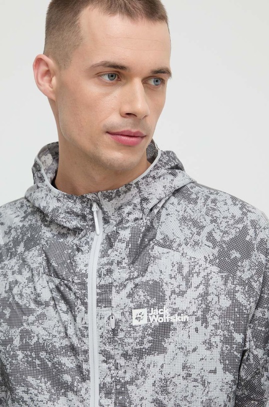 Jack Wolfskin kurtka outdoorowa Prelight Wind szary 1307861