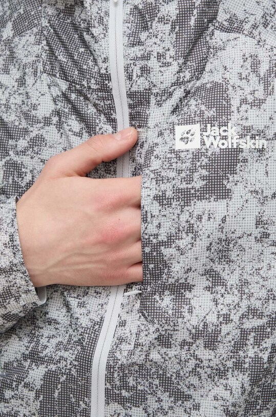 Jack Wolfskin kurtka outdoorowa Prelight Wind 1307861 szary