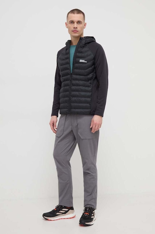 Jack Wolfskin kurtka sportowa Routeburn Pro 1710512. czarny AW24