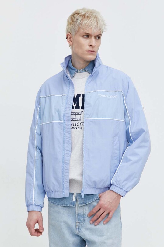 Куртка Tommy Jeans с подкладкой голубой DM0DM18694