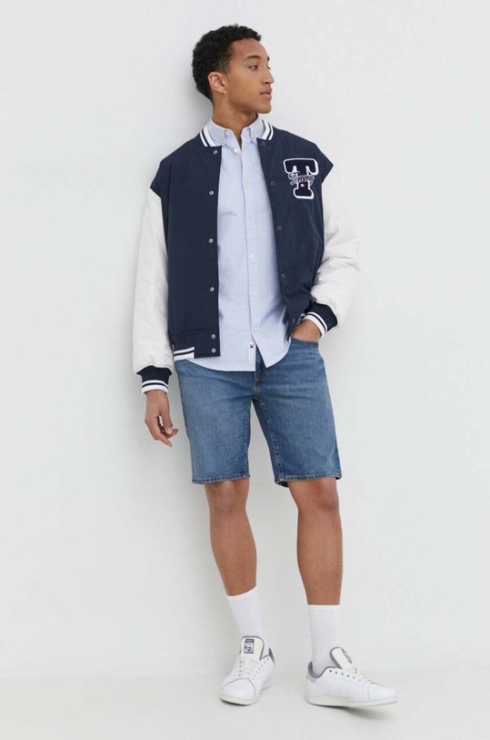 Tommy Jeans kurtka bomber DM0DM18702 granatowy SS24