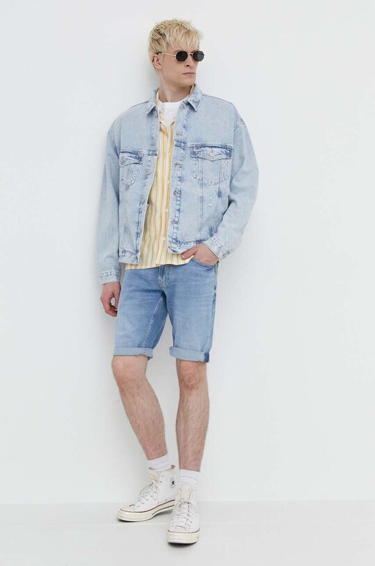 Tommy Jeans kurtka jeansowa DM0DM18774 niebieski SS24