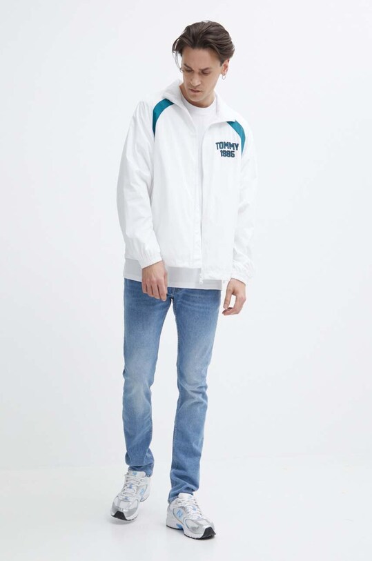 Tommy Jeans geacă DM0DM18699 alb SS24