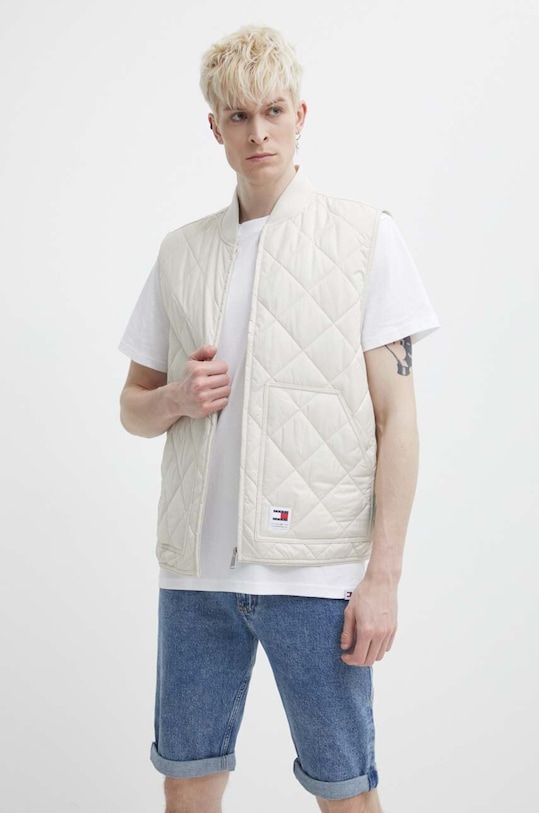 Tommy Jeans vestă cu captuseala bej DM0DM18704