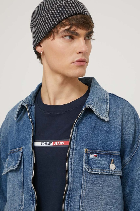 Tommy Jeans kurtka jeansowa niebieski DM0DM18777