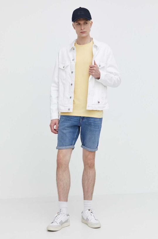 Tommy Jeans giacca di jeans DM0DM18780 bianco SS24