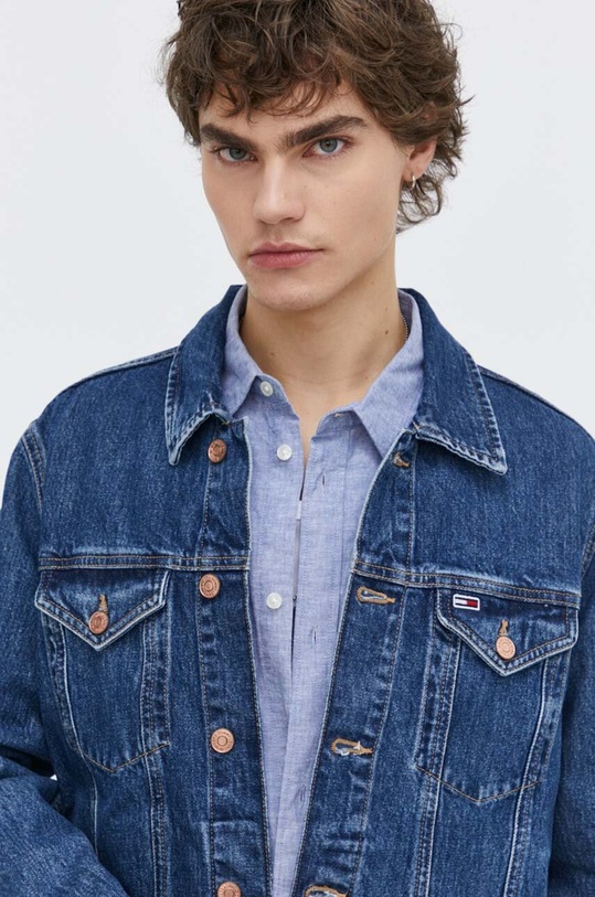 Tommy Jeans kurtka jeansowa granatowy DM0DM18782