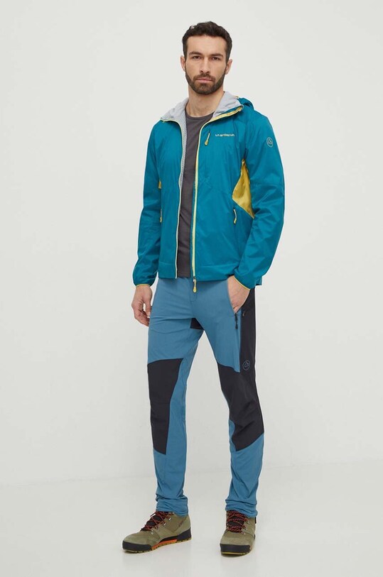 LA Sportiva windbreaker Across Lite P91733735 verde SS24