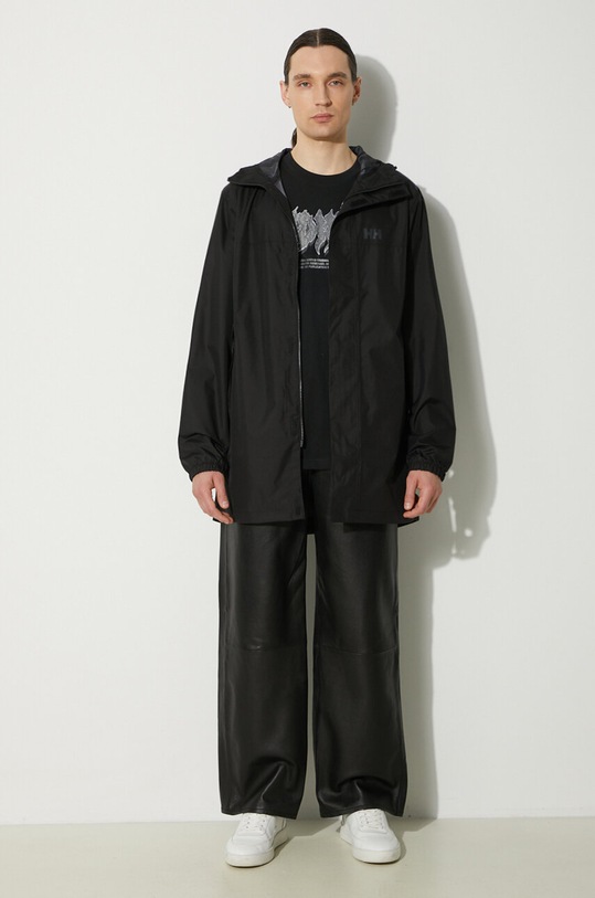 Helly Hansen geaca de ploaie Vancouver 54097 negru SS24