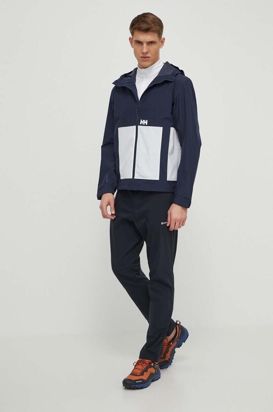 Helly Hansen geaca de ploaie Rig 54096 bleumarin SS24