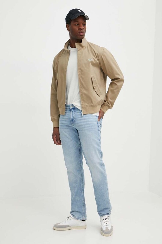 Lacoste rövid kabát BH7186 barna SS24