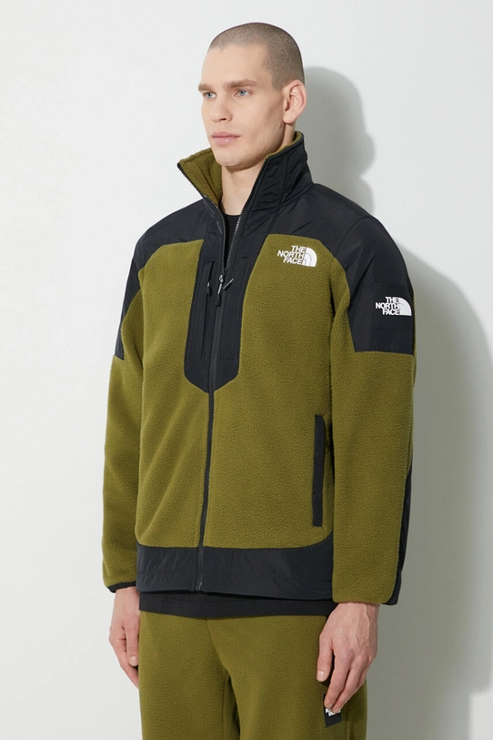 The North Face felpa in pile M Fleeski Y2K Fz Jacket verde NF0A87AWPIB1