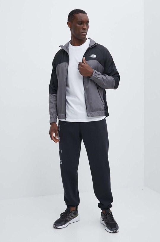 Bunda The North Face Wind Shell Full Zip NF0A879FRPI1 sivá SS24